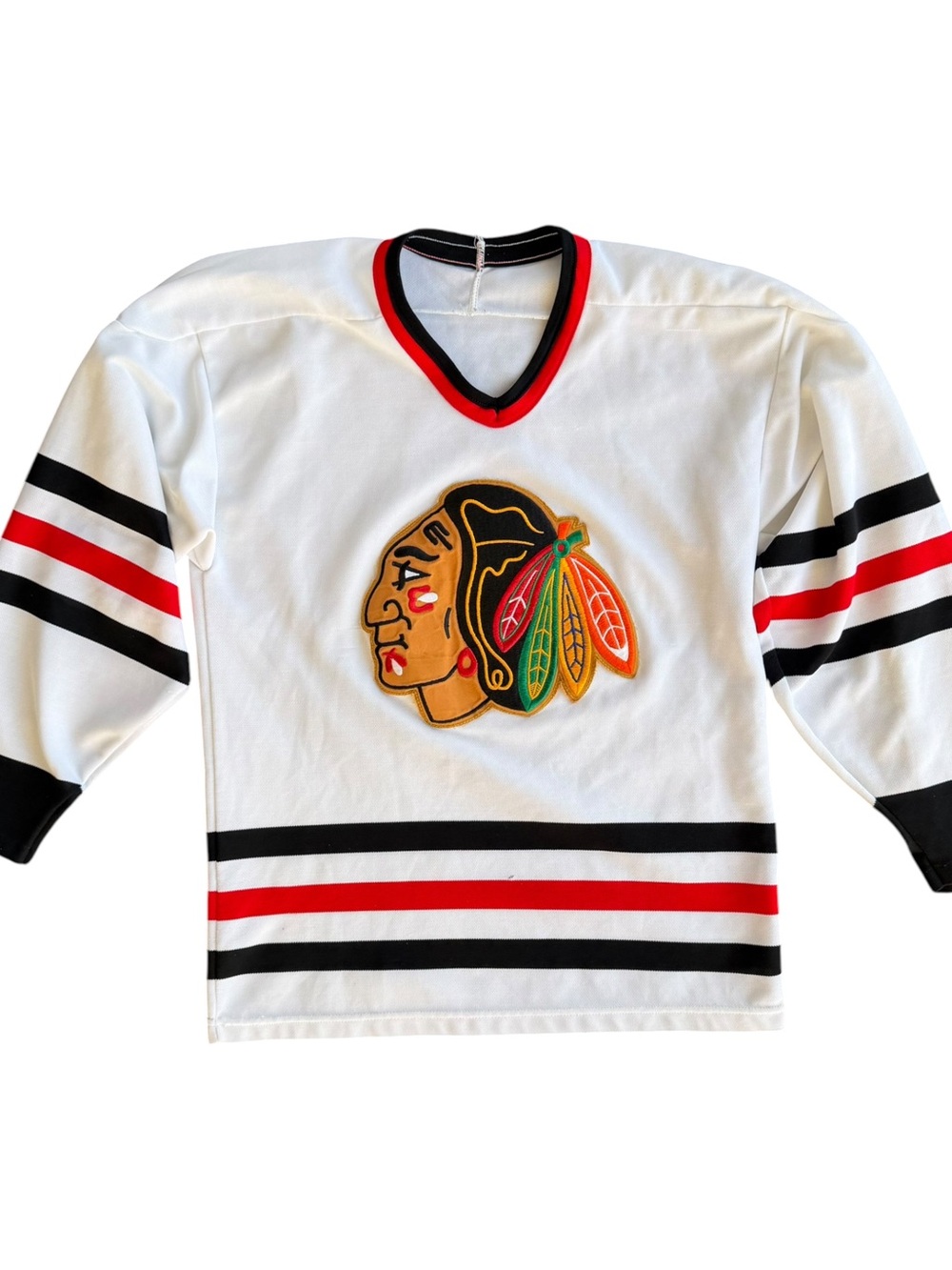 VTG Chicago Blackhawks NHL CCM Away Jersey Youth Size: L/XL